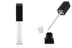 8ml acrylic lip gloss tube with black cap -6 pcs-image_product