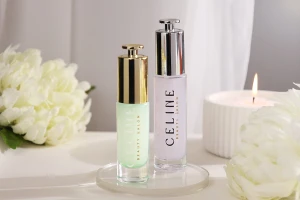 Tappo contagocce di lusso color oro o argento con pulsante-gruppo_immagini