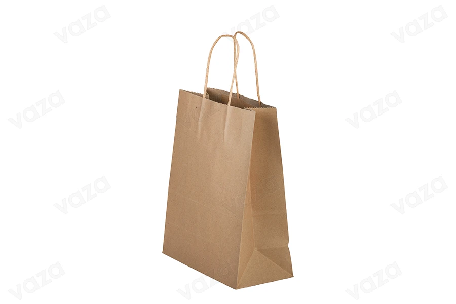 Paper gift bag with handle in many different colours in size 220x110x280 mm-image_dimensions