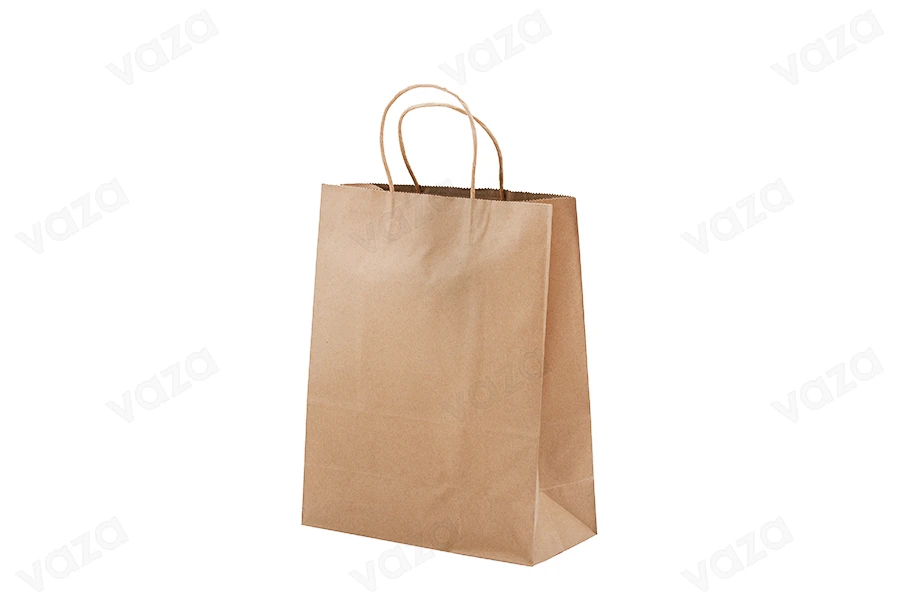 Τσάντα δώρου χάρτινη 260x120x330 mm με χερούλι σε ποικιλία χρωμάτων-εικόνα_διαστάσεις