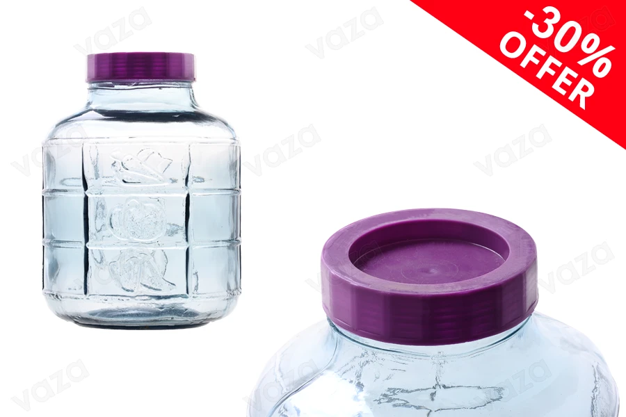 Vase 15 Liter mit Deckel zum Aufbewahren von Nahrungsmitteln und Getränken-produktbild