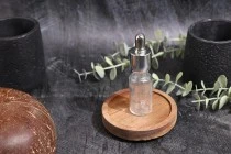 Γυάλινο μπουκαλάκι για αιθέρια έλαια 20 ml διάφανο με στόμιο PP18