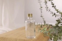 Γυάλινο μπουκαλάκι για αιθέρια έλαια 50 ml διάφανο με στόμιο PP18
