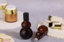 Μπουκαλάκι αιθέριων ελαίων 50 ml γυάλινο καραμελέ (PP18)
