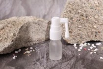 Γυάλινο μπουκαλάκι για αιθέρια έλαια 5 ml διάφανο αμμοβολής με στόμιο PP18