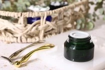 Βάζο 30 ml γυάλινο σε πράσινο χρώμα - χωρίς καπάκι