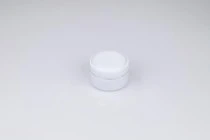 Βάζο 150 ml πλαστικό (PP) σε λευκό χρώμα με καπάκι, κουταλάκι και πλαστικό παρέμβυσμα - 12 τμχ Βάζο 150 ml πλαστικό (PP) σε λευκό χρώμα με καπάκι, κουταλάκι και πλαστικό παρέμβυσμα - 12 τμχ