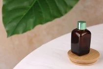 Μπουκαλάκι 50 ml για αιθέρια έλαια γυάλινο, καραμελέ (PP18)