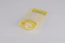 Σακουλάκια τύπου Doy Pack 120x35x200 mm διάφανα με κλείσιμο "zip" και δυνατότητα σφράγισης με θερμοκόλληση - 50 τμχ