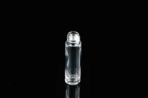 Flacon en verre cylindrique 10 ml PP16 de couleur transparente