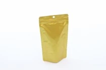 Doy Pack-Aluminiumbeutel 120x40x200 mm mit Reißverschluss, Fenster und Möglichkeit zum Versiegeln mit Heißsiegeln - 100 Stück