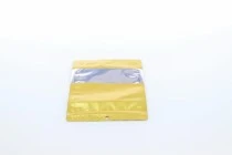 Σακουλάκια αλουμινίου τύπου Doy Pack 150x40x220 mm με κλείσιμο "zip", παράθυρο και δυνατότητα σφράγισης με θερμοκόλληση - 100 τμχ