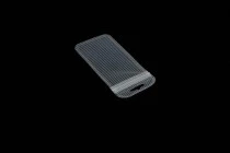 Σακουλάκια πλαστικά με κλείσιμο zip 60x130 mm ριγέ, διάφανα μπρος πίσω και τρύπα eurohole - 100 τμχ
