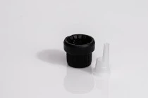 Sicherheits-Kunststoffkappe PP18 breit mit Innentropfer 22mm - 50 Stk Sicherheits-Kunststoffkappe PP18 breit mit Innentropfer 22mm - 50 Stk