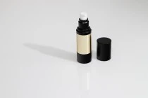 Luxury 30ml airless acrylic bottle with aluminum coating, cream pump and protective cap