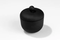 Γυάλινο βάζο 220 ml (φοντανιέρα) 90x104 mm με καπάκι Γυάλινο βάζο 220 ml (φοντανιέρα) 90x104 mm με καπάκι