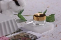 Βαζάκι γυάλινο διάφανο για κρέμα 5 ml - χωρίς καπάκι