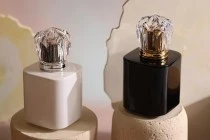 Luxury glass perfume bottle 50 ml (15/400) in black or white