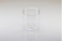 Διάφανο PET βαζάκι 500ml με ασημί αλουμινένιο καπάκι με παρέμβυσμα - 6τμχ Διάφανο PET βαζάκι 500ml με ασημί αλουμινένιο καπάκι με παρέμβυσμα - 6τμχ