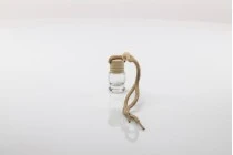 Μπουκαλάκι για αρωματικό αυτοκινήτων 4 ml κυλινδρικό με ξύλινο καπάκι και τάπα - 25 τμχ