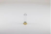 Airless σωληνάριο για κρέμα 10 ml χρυσό / ασημί Airless σωληνάριο για κρέμα 10 ml χρυσό / ασημί