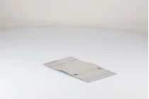 Σακουλάκια αλουμινίου τύπου Doy Pack, διάφανα με κλείσιμο "zip" και δυνατότητα σφράγισης με θερμοκόλληση  120x30x200 - 100 τμχ