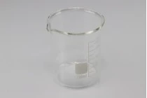 Becher in vetro da 150 ml a forma cilindrica Becher in vetro da 150 ml a forma cilindrica