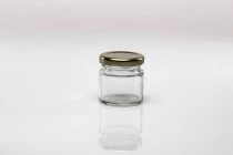 Βαζάκι 60 ml γυάλινο στρογγυλό (Τ.Ο 48) Βαζάκι 60 ml γυάλινο στρογγυλό (Τ.Ο 48)