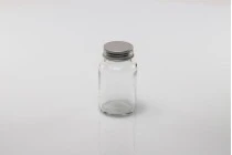 100ml glass jar with aluminum cap and EPE liner inserted in the cap