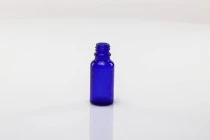 Μπουκαλάκι για μερίδα ελαιολάδου 20 ml γυάλινο μπλε