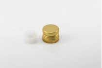 Providomeno Aluminiumkappe mit Flußmittel Kugel 31,5x24 und abdichtbare Providomeno Aluminiumkappe mit Flußmittel Kugel 31,5x24 und abdichtbare