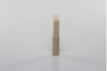Θήκη για lip balm σε χρώμα κρεμ με διάφανο καπάκι Θήκη για lip balm σε χρώμα κρεμ με διάφανο καπάκι