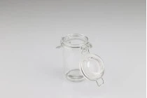 60ml round glass jar with airtight lid in size 85x45 mm (lid with transparent rubber seal and stainless wire) 60ml round glass jar with airtight lid in size 85x45 mm (lid with transparent rubber seal and stainless wire)