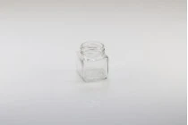 Βαζάκι 50 ml τετράγωνο 56x45 mm γυάλινο χωρίς καπάκι Βαζάκι 50 ml τετράγωνο 56x45 mm γυάλινο χωρίς καπάκι