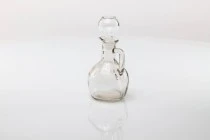 Γυάλινο κανατάκι 170 ml με χερούλι και γυάλινο πώμα