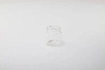 Glas 50 mit silbernem Alu Deckel 47x52,5mm - 12 Stücke Glas 50 mit silbernem Alu Deckel 47x52,5mm - 12 Stücke