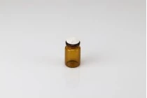 Μπουκαλάκι 5 ml γυάλινο, καραμελέ για φάρμακα και ομοιοπαθητικά - 12 τμχ