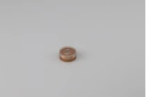 Καπάκι αλουμινίου 20 mm με διάφανο πλαστικό κάλυμμα και τάπα σιλικόνης - 12 τμχ