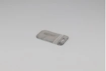 Sachets avec fermeture éclair 55 x 90 mm, dos argenté non tissé, face transparente et eurohole - 100 pcs Sachets avec fermeture éclair 55 x 90 mm, dos argenté non tissé, face transparente et eurohole - 100 pcs
