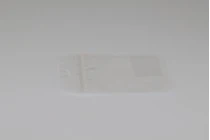 Σακουλάκια πλαστικά με κλείσιμο zip 85x130 mm ριγέ, διάφανα μπρος πίσω και τρύπα eurohole - 100 τμχ