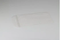 Σακουλάκια με κλείσιμο zip 110x210 mm, non woven πίσω όψη, διάφανο μπροστά και τρύπα eurohole - 50 τμχ