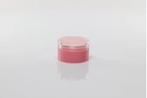 Βαζάκι ακρυλικό 50 ml ροζ με διάφανο καπάκι - 12 τμχ Βαζάκι ακρυλικό 50 ml ροζ με διάφανο καπάκι - 12 τμχ