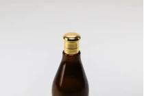 PP18 plastic cap with gold-plated aluminum coating with transparent cap PP18 plastic cap with gold-plated aluminum coating with transparent cap