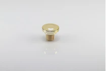 Liège synthétique en silicone F 20 (38 x 18) avec tête en plastique dorée.-photo_360