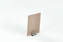 Φυτίλια ξύλινα 40x60 mm με μεταλλική βάση για κεριά - 5 τμχ