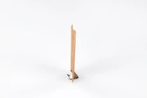 Holzdochte 40x80 mm mit Metallfuß für Kerzen - 25 Stk Holzdochte 40x80 mm mit Metallfuß für Kerzen - 25 Stk