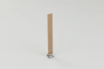 Φυτίλια ξύλινα 13x127 mm με μεταλλική βάση για κεριά - 25 τμχ