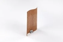 Holzdochte 80x100 mm mit Metallfuß für Kerzen - 25 Stk