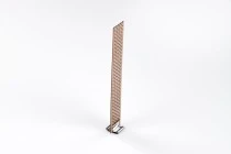 Φυτίλια ξύλινα 19x127 mm με μεταλλική βάση για κεριά - 5 τμχ