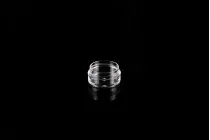 Βαζάκι ακρυλικό 5 ml διάφανο με καπάκι - 12 τμχ